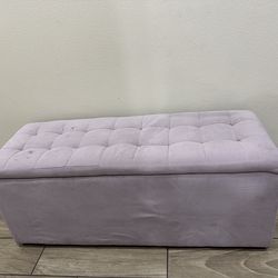 Light purple Storage bench