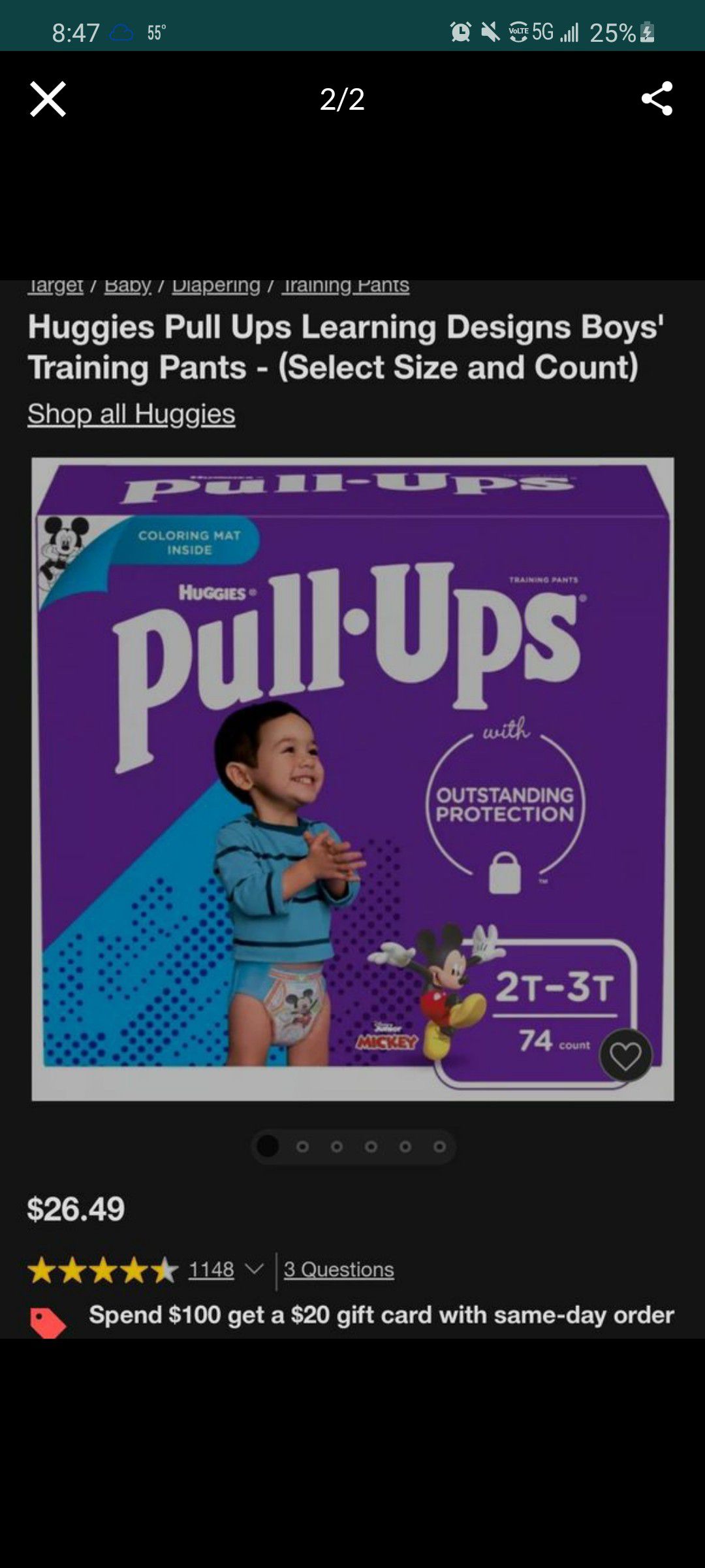Diapers/ pull•ups