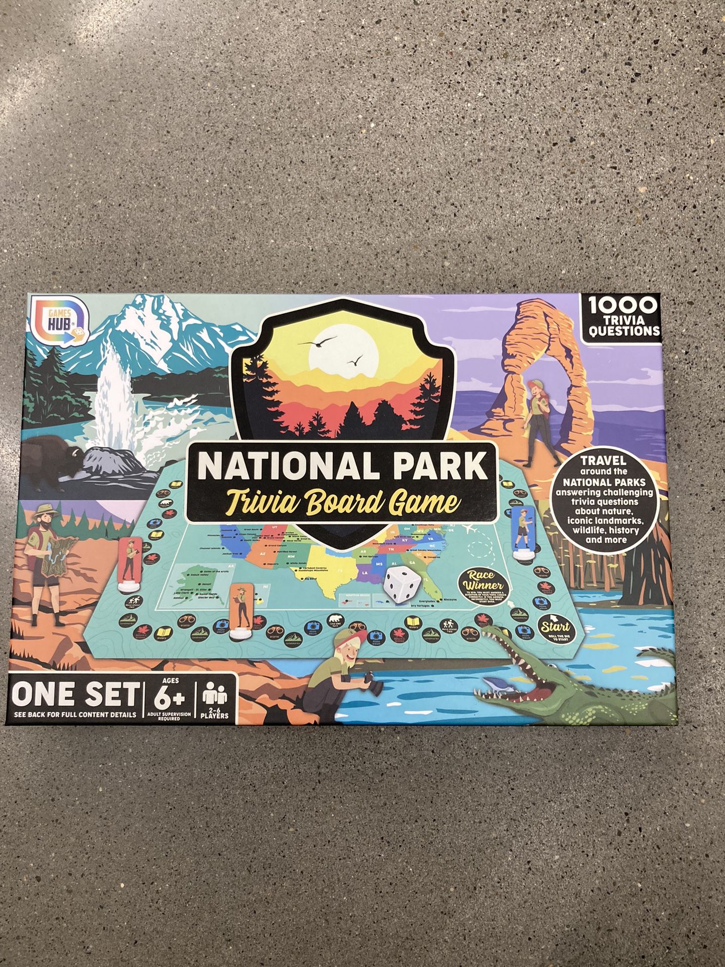 NWT National Park Trivia Board Game