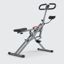 Smart Upright Row-N-Ride® Hydraulic Squat Assist Trainer Machine for Abs and Glute Workout
