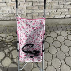Pink Mini mouse Stroller 
