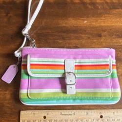 Spring Colored Wristlet