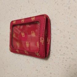 Dooney And Bourke Card Holder Hit Pink 