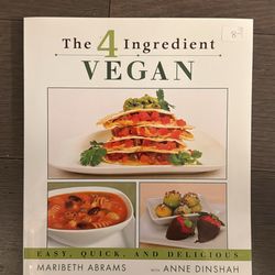 Paperback The 4 Ingredient Vegan Cookbook