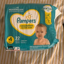 FREE DIAPERS size 4  22pk