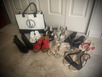 Woman’s shoes 9 pairs 