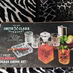 Smith Clark Ironworks 7 Piece Glass Set