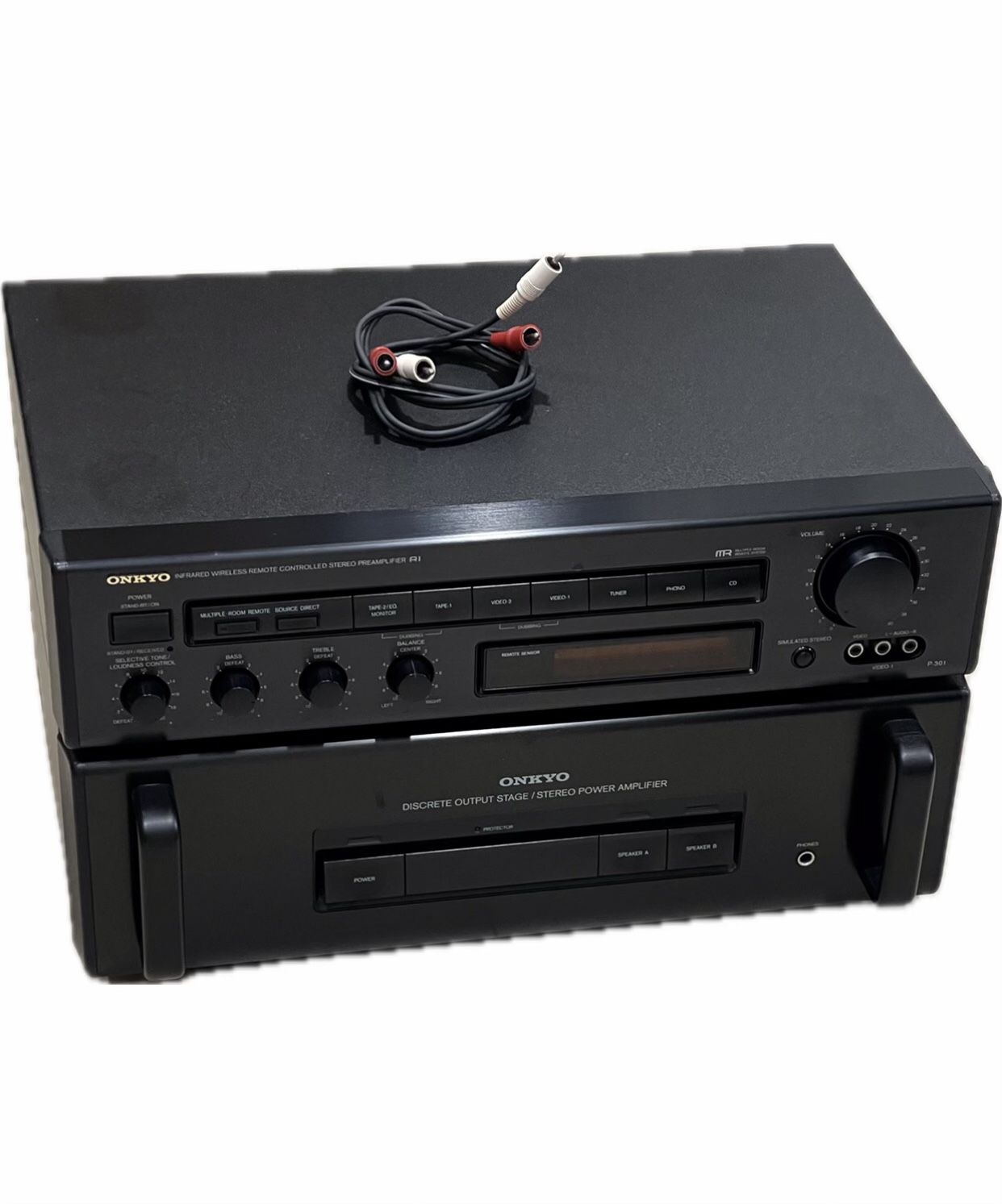ONKYO Preamplifier and Power Amplifier 