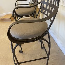 Iron Wrought Bar Stools
