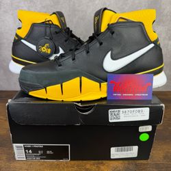 NEW Nike Zoom Kobe 1 Protro Black Maize 2018 Size 14 AQ2728–003 Men’s Shoes OG Rare