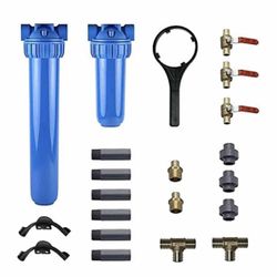 NEW! Aquasana EQ-1000-075 Pro Water Filter Installation kit, Blue