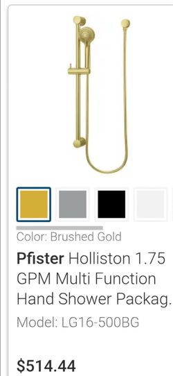 Pfister Holliston 1.75 GPM Multifunction Shower Pkg 🚿