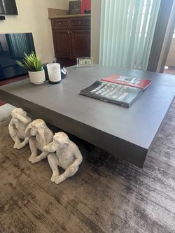 43” Concrete Coffee Table