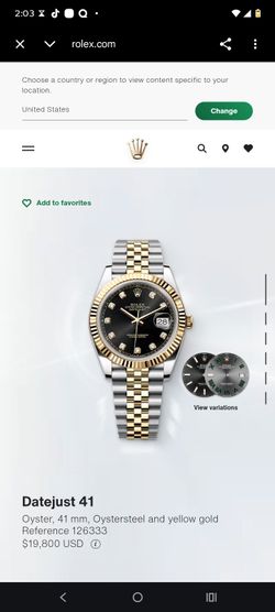 Rolex datejust 41