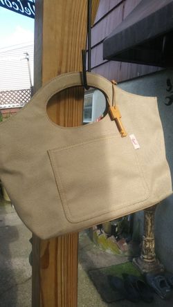 Tan bag