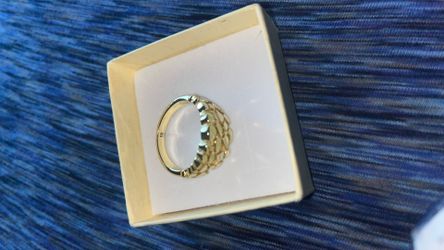 925 gold nugget ring