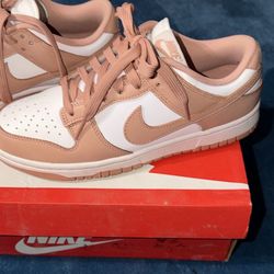 White/rose Whisper Dunk Low 