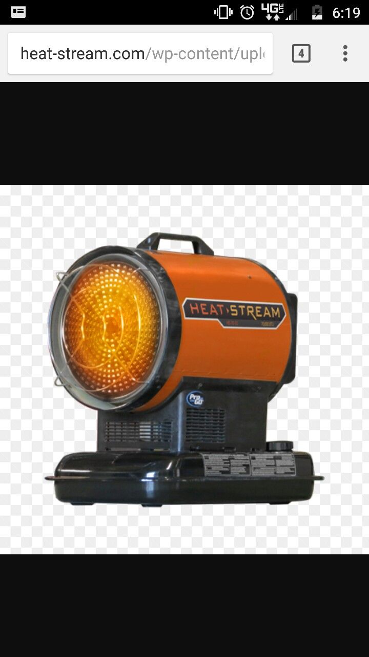 HEAT-STREAM 70,000-BTU Diesel/Kerosene Radiant Heater