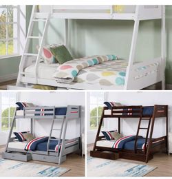 $499 Twin Full Bunk Bed With 2 Brand New Mattress 