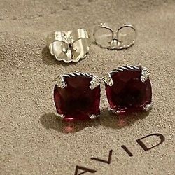 David Yurman Pink Tourmaline Chatelaine Earrings