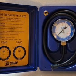 Yellow Jacket 78060 Manifold Gauge Kit for Gas Pressure Testing, 0-35" W.C