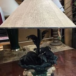 Vintage 16" Bunny Rabbit Table Lamp