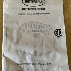 Butterball Electric  Turkey Fryer