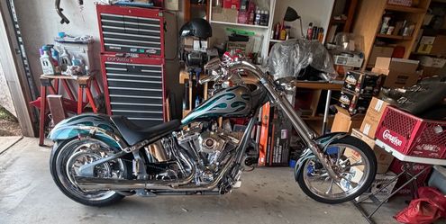 One of a kind Harley Show chopper