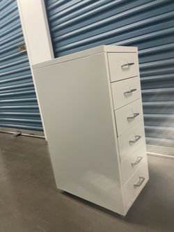 IKEA Helmer 6-Drawer Unit on Casters