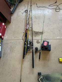 Fishing Rod & Reel Lot – Penn Shimano + Multiple Rods – $70