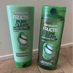 Garnier Fructis Pure Clean Silicone Free Purifying & Hydrating Shampoo/ Conditioner