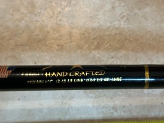 Star Rods Handcrafted Fishing Rod P1216HC 6’4” 12-16 lb Line 1/2-1 1/2 Lure StarRods