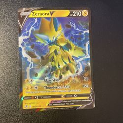 Zeraora V Pokemon Card 