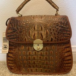 Brahmin Roasted  Almond Bag New