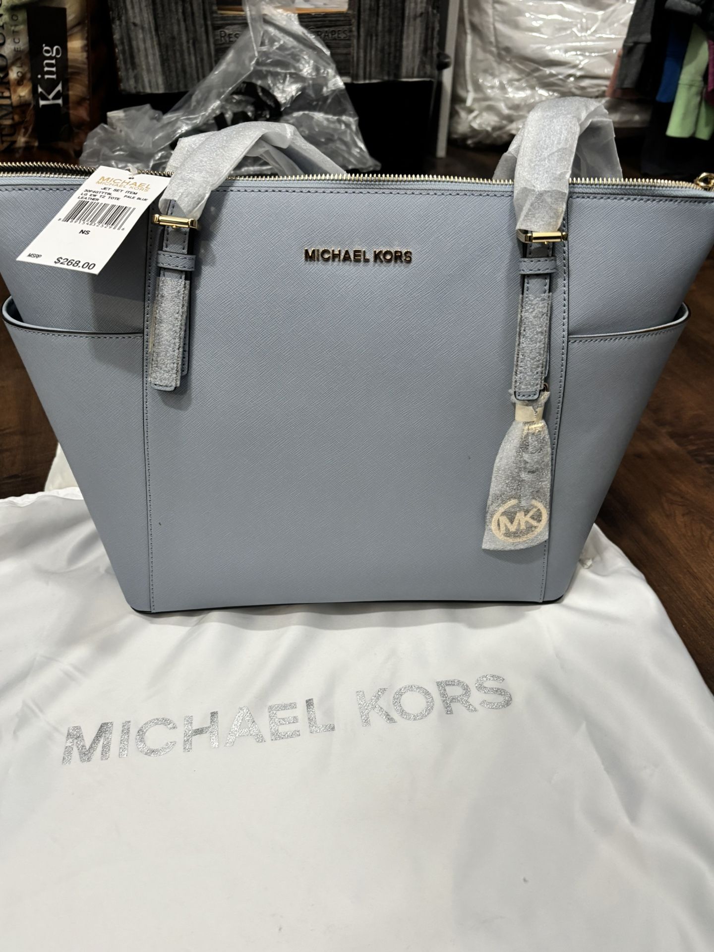 Jet Set Pale Blue Handbag 
