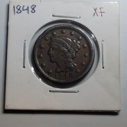 1848 Large Cent 
