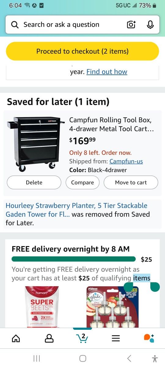 Tool Box Never Opened