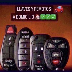 Llaves Y Controles Keys Cut And And programmed 