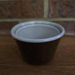 Vintage Stoneware Ramekin or Custard Cup