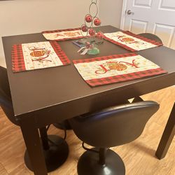 High-top table with 4 chairs. $175 OBO