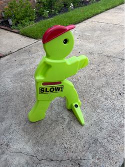 Step2 KidAlert Visual Warning Signal, a 32-inch tall safety sign