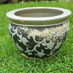 Flower Pot Planter  14 Diameter  X 10.5  H 