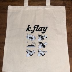 K Flay VIP Tote Bag and Enamel Pins