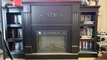 Entertainment center w/ fireplace