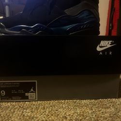 Aqua 8 Jordan size 9