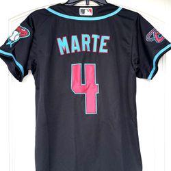 YOUTH:  XL + 2X - DBACKS #4 KETEL MARTE JERSEY