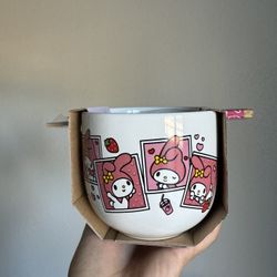 New My Melody Ceramic Bowl & Chopstick Set