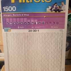 Brand New 3M Filtrete 1500 MPR 20x30x1 Air Filter 
