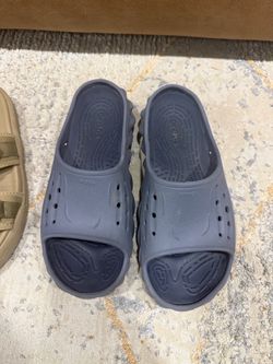 Crocs Slide Sandals Navy Blue