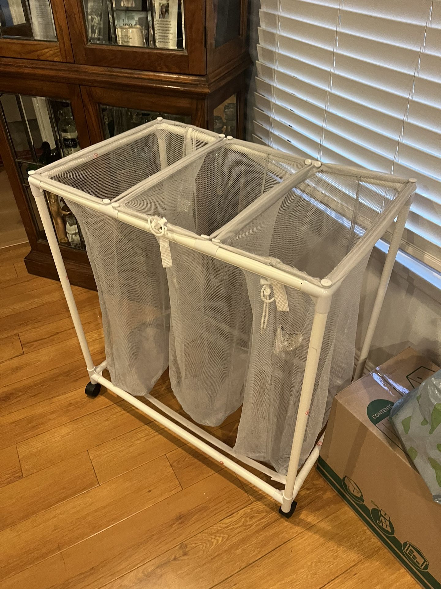 Laundry Hamper 3 Compartments 